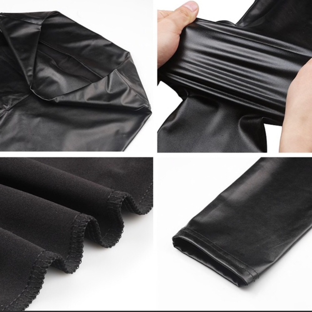 Faux leather leggings - Picture 4 of 7